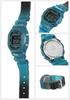 G-SHOCK Esqueleto Turquesa [CASIO] Relógio habilitado para Bluetooth, DW-B5600G-2JF, Masculino, Azul,