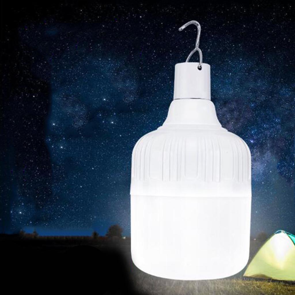 USB dobíjecí nouzová žárovka, vodotěsná LED závěsná lampa, přenosné kempingové světlo 20 120W