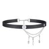 Anime Kamerdyner Internat Sztućce Choker Model Sebastiana „Czarny - Łuk”