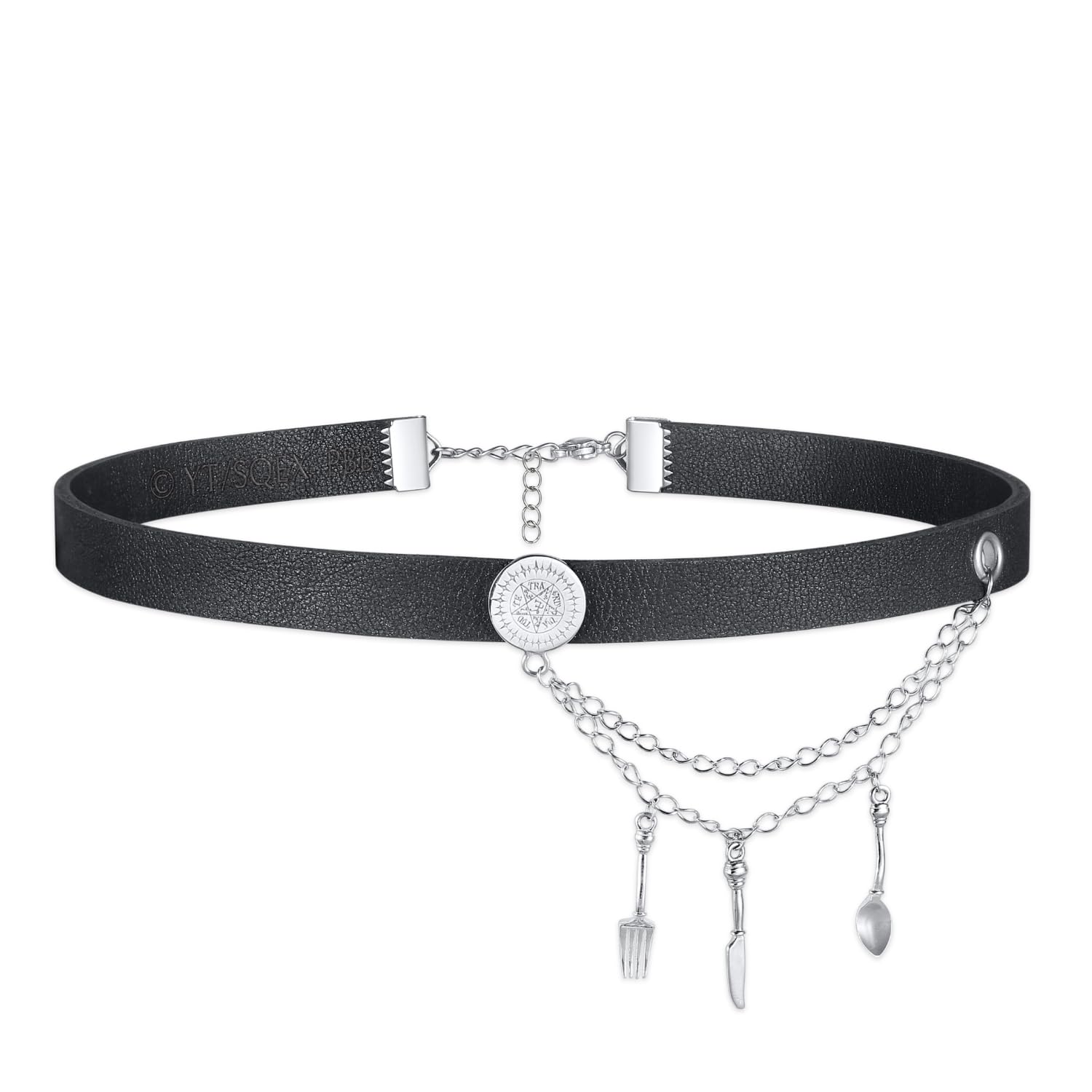 Аниме Дворецкий Пансион Столовые приборы Чокер Модель Себастьяна [FULTON] «Черный - Дуга»