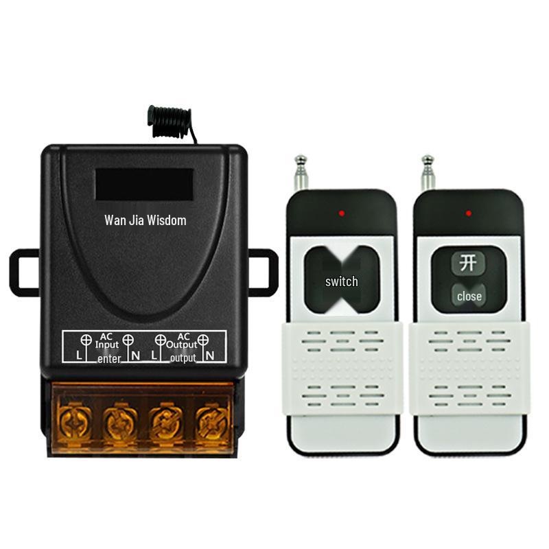 220V 30A Hochleistungs-Funkfernbedienungsschalter für Wasserpumpen und Lichter