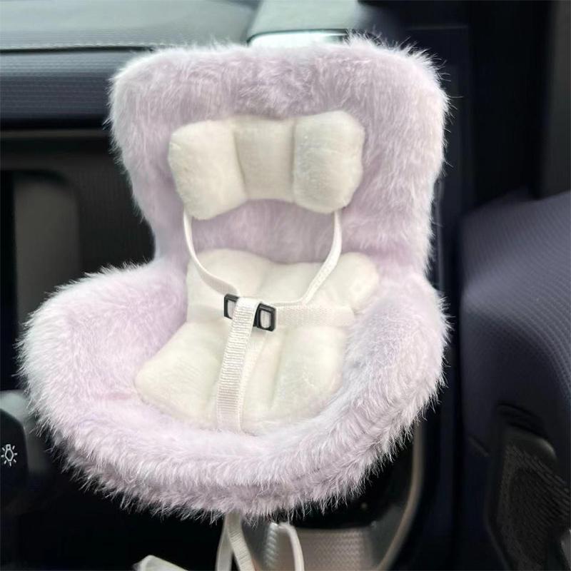 

Подходит для 17 см Милый лабораторный тканевый кулон Украшение на автомобильное кресло безопасности Украшение на воздуховыпускное отверстие автомобиля Украшение салона автомобиля Ароматерапия