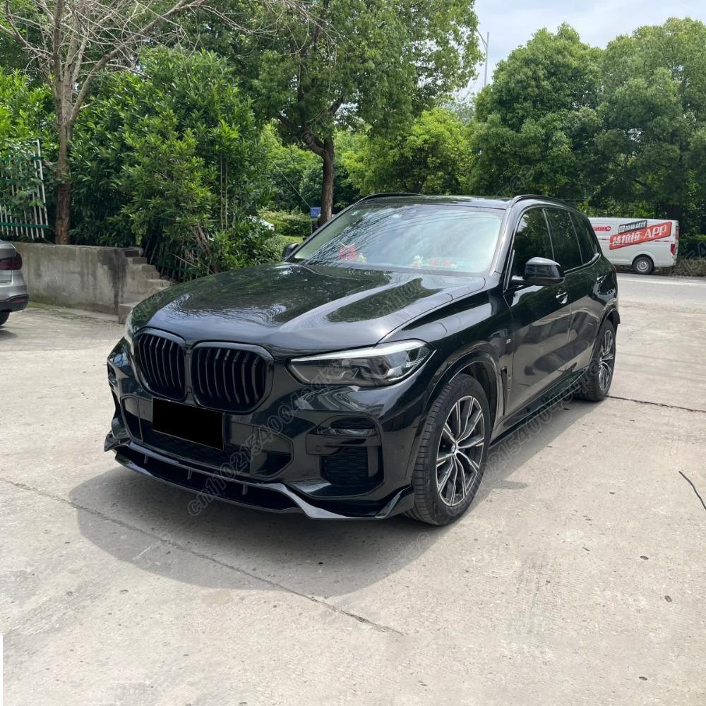For BMW X5 G05 2019 2020 2021 2022 2023 30i 40i 35i 30d M50 M Sport Max Style Front Bumper Splitter Lip Car BodyKit Accessories