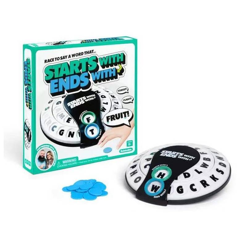 Gioco di Parole Spin And Shout Per Divertimento in Famiglia e Allenamento Cerebrale in Ambienti Interni