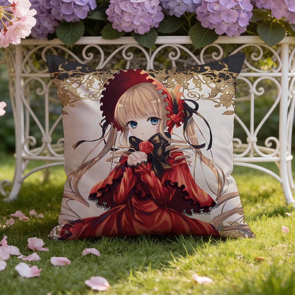 Anime R-Rozen M-Maiden Cushion Cover Home & Car Dual-Scene Pillow Cover: Reversible for Premium Comfort