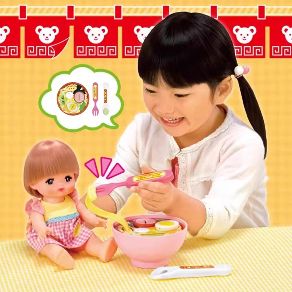 NEW Food Feeding Little Bear Bento Food Platter Lunch Box, Pudding Feeding Toy Pudding Set Ornaments Models For Kids Girls