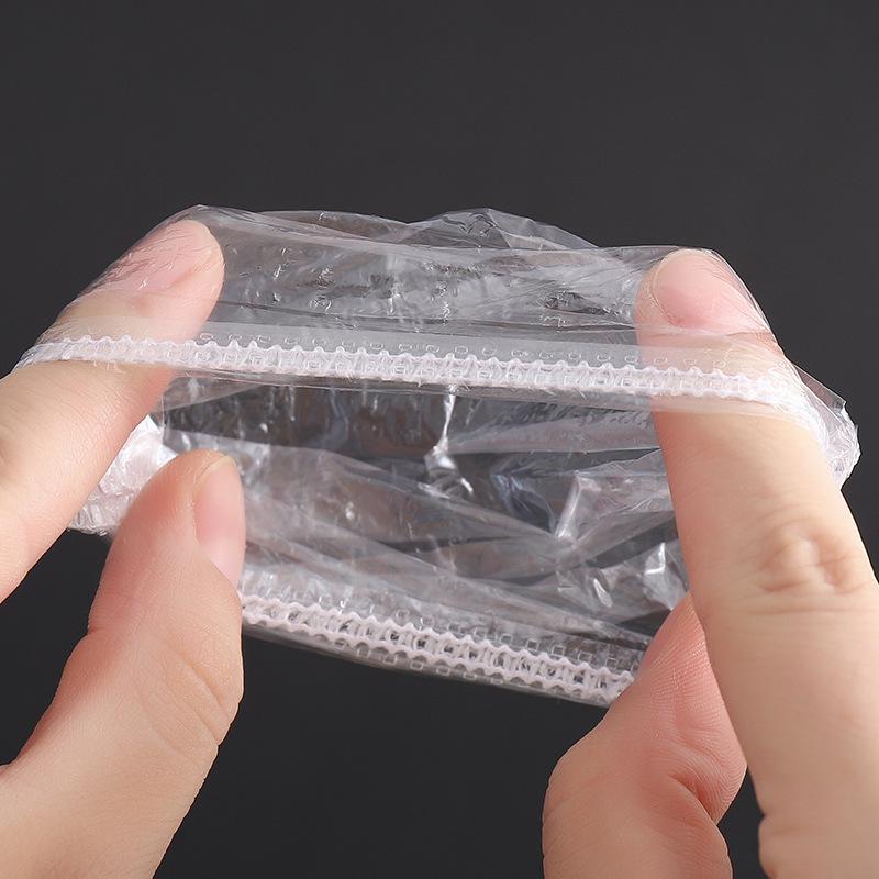 100Pcs Set Multi-Purpose Disposable Clear Earmuff Elastic Shower Hair Dye Ear Protection Tool Waterproof Plastic Ear Shower Caps