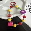Charming Robot Beaded Pendant & DIY Phone Case Lanyard Chain