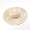 New Summer Sisal Hollow Flat Top Daily Versatile Hand-woven Beach Top Hat Photo Straw Hat Woman