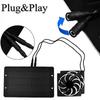 10W Solar Exhaust Fan 12V Mini Ventilator Solar Panel Powered Air Extractor for RV Roof Home Ventilation