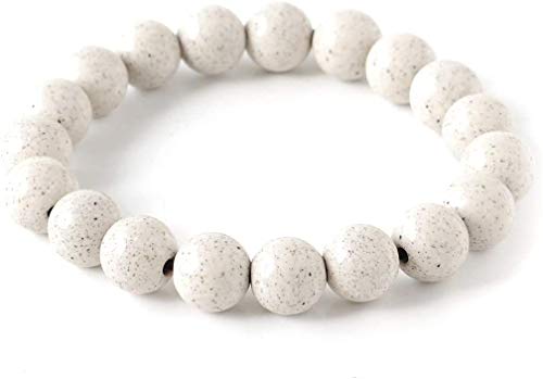 

[GOLD STONE] Beitou Stone Bracelet, 10mm, Taiwanese, Negative Ion Measured, Radium, Inner Diameter: Approx. 19cm