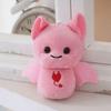 Durable Soft Halloween Bag Pendant PP Cotton Stuffed Toy Funny Bat Plush Keychain  Commute