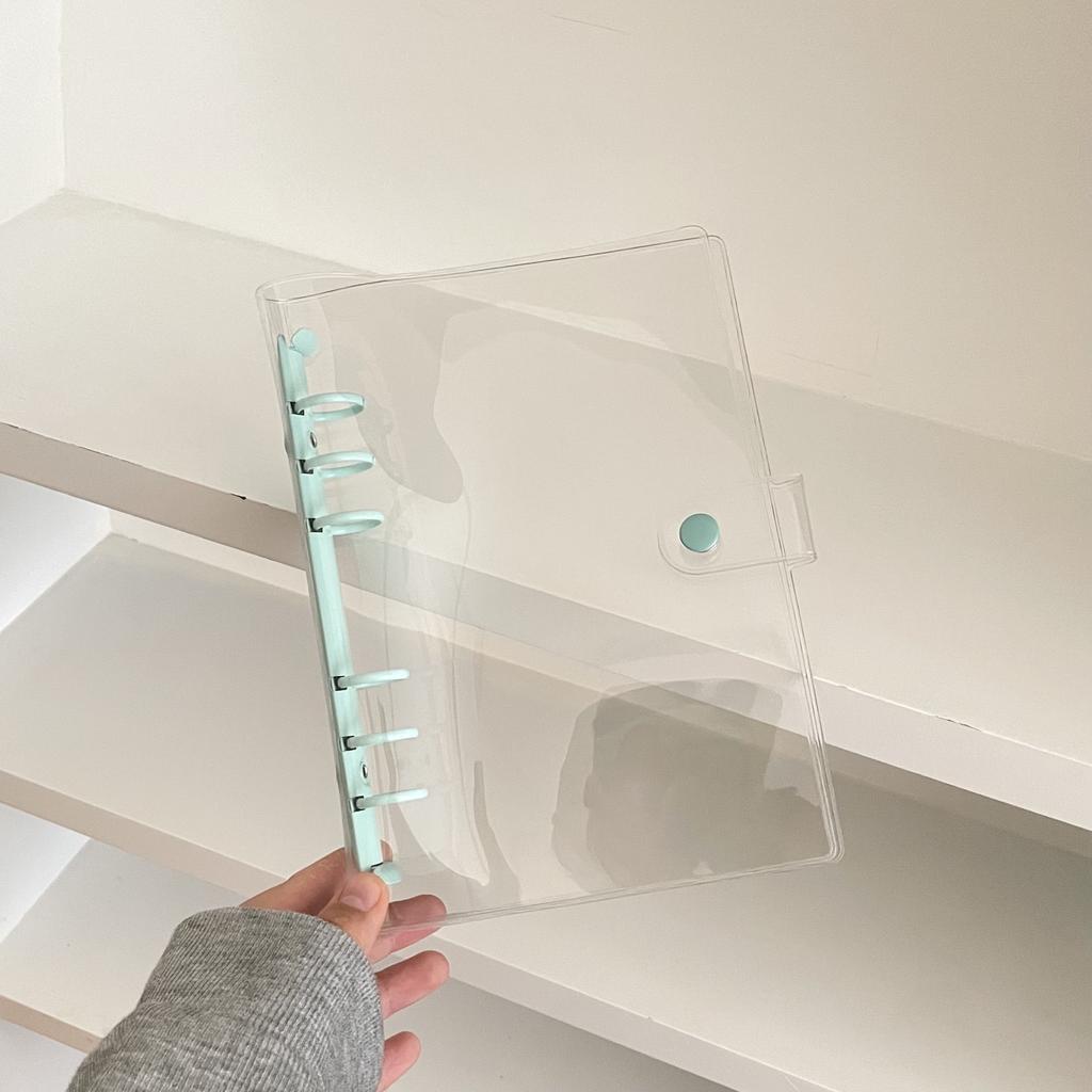 A6 Transparente PVC Hülle Loseblatt Kpop Idol Kartenalbum Aufbewahrungsbuch Ordner Pocards Tagebuch Notizbuch Hülle Schulbedarf Qualität