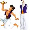 Stunning Aladdin Cosplay Magic Lamp Prince Aladdin Costumes With Purple Vest And Hat