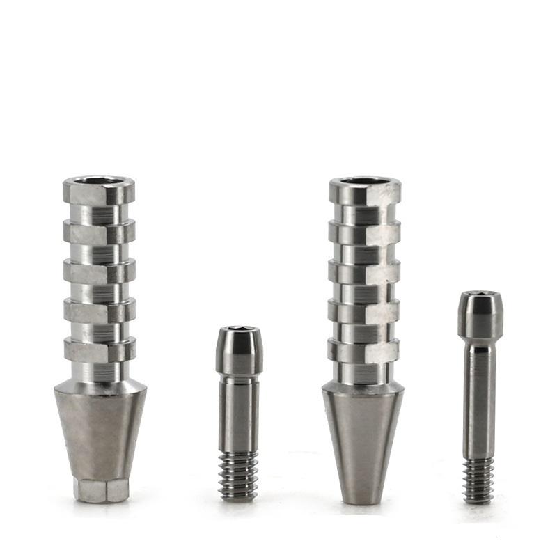 5pcs Osstem TS GS Titanium Temporary Abutment Implant Hiossen ET Cement Retained Temporary Abutment Dental Abutment