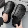 Couple EVA Clog Sandals Lightweight Hollow Beach Garden Shoes Non Slip Summer Slippers Men Women Sizes 36-45 Daily Wear Summer