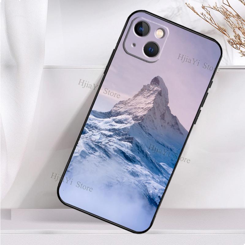 

Мягкий чехол Zermatt Matterhorn Swiss Mountain для iPhone 11 12 Pro X XS XR 7 8 Plus SE 2020 13 Pro Max противоударный чехол для телефона iPhone 13 Pro