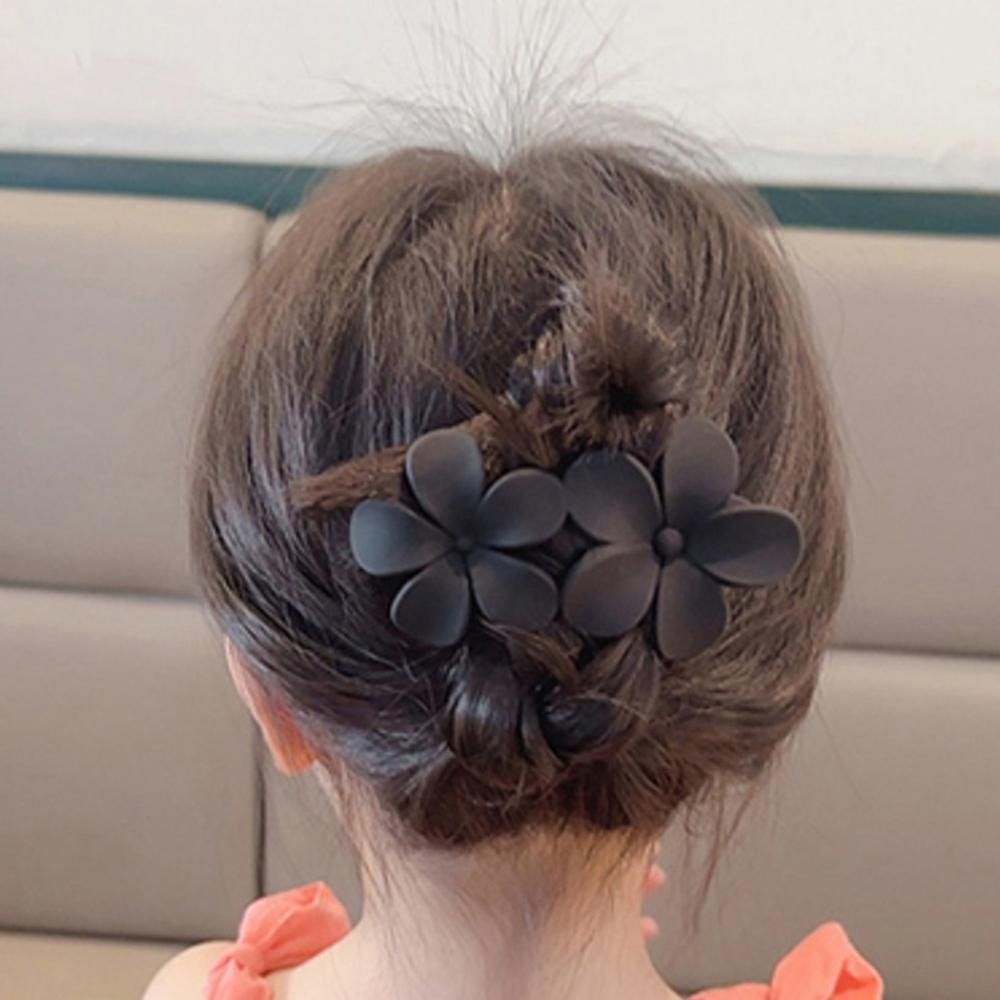 Girl Frosted Flower Big Hair Clip Hairpins Women Headwear Ponytail Duckbill Clips Hair Claws Barrettes