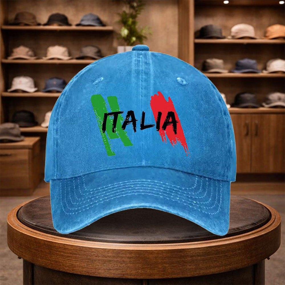 Tricolore Print Baseballkappe Lässige Snapback Modehut Verstellbare Outdoor Freizeitkappe für Alle Jahreszeiten Ideal für Reisen a