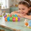 Colorful Easter Eggs Plastic Easter Eggs Fillable Kids Toy Candy Gift Packaging Box Happy Spring Easter Favor Gifts