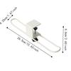 Adjustable Desk Side Bag Hook Detachable Desk Side Handbag Rack Water Cup Holder Hook  Office