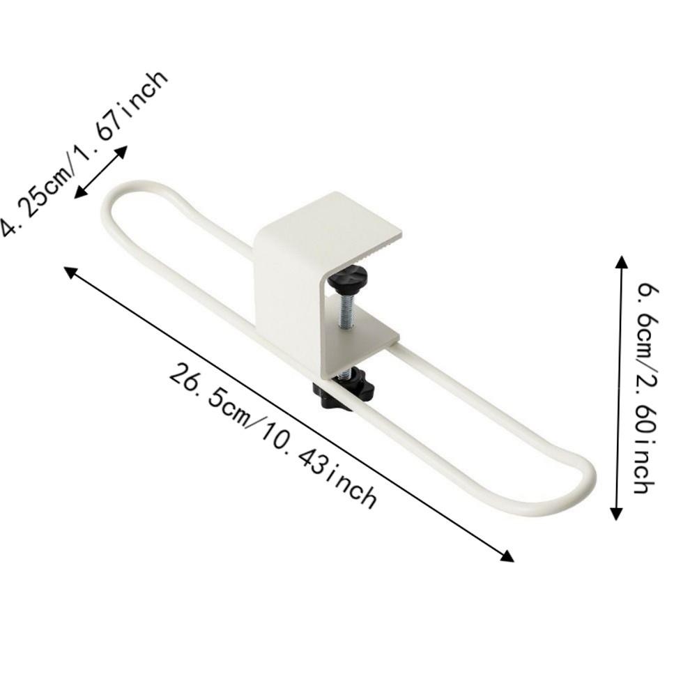 Adjustable Desk Side Bag Hook Detachable Desk Side Handbag Rack Water Cup Holder Hook  Office
