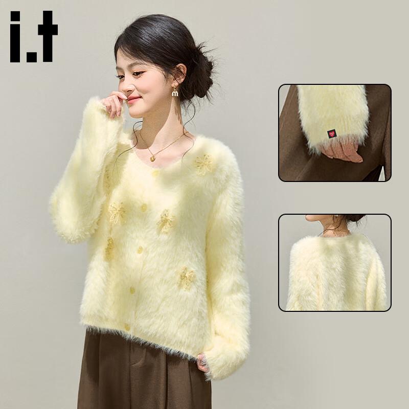 

Женский вязаный кардиган с бантом One Size