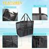 Mesh Beach Bag with 8 Pockets - Large Capacity Travel & Toy Storage Bag