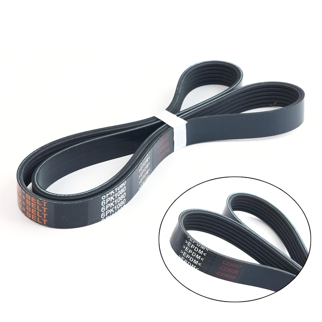 6PK1080 V-RIBBED BELT Air Conditioner Belts Multi V Drive Belt Car Accessories For BMW CITROEN FIAT LANCIA PEUGEOT VW 030145933K 036145933AJ 60662969