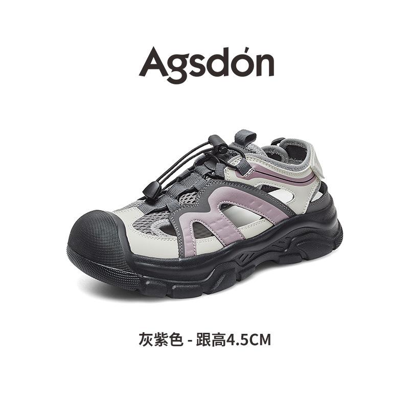 Augustine Sports Sandals Women's 2025 New Summer Platform Hollow Outdoor Hiking Casual Hiking Shoes Ins