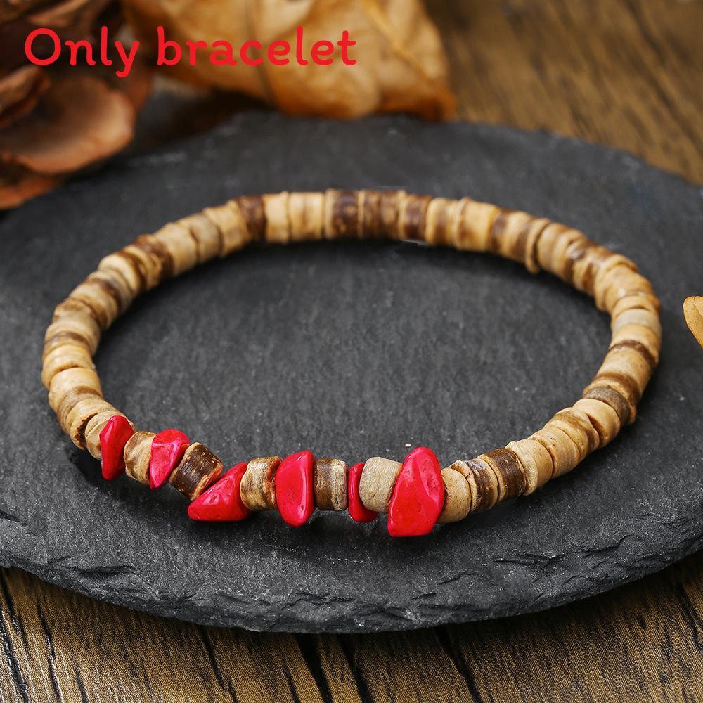 Bohemian Turquoise Beaded Bracelet With Geometric Design For Women And Men