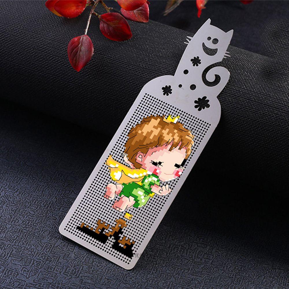 Cute Butterfly Crafts Metal Cross Stitch Kit Embroidery Cross-Stitching Bookmark Needlework