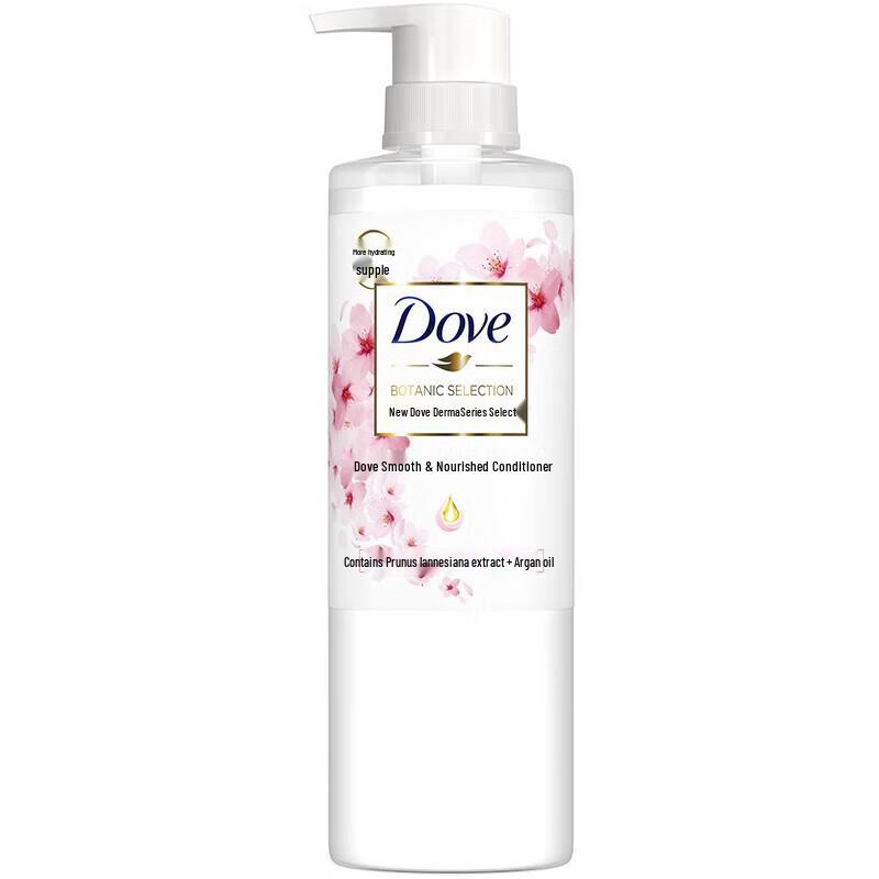 Dove Silky Smooth & Moisturizing Hair Conditioner, Cherry Blossom Scent