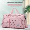Strawberry Women's Yoga & Travel Bag - Wet/Dry Separation, Single Shoulder Handheld Storage