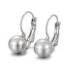 Korean Fashion Stainless Steel Ball Drop Earrings - Small and Fresh