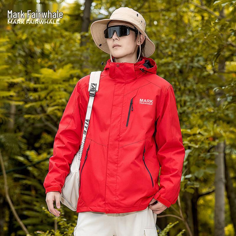 MARK FAIRWHALE 3-in-1 Men's Fleece-Lined Windbreaker Jacket