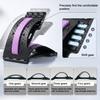 Yousheng Lumbar Stretcher Back Stretcher, Adjustable Lower Back Pain Relief Massager with Magnetic Therapy & Massage Points, Ergonomic 26 Curve Spine