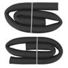 2pcs Swap Heater Hose 90 Degree Molded Heater Hose Kit Fit for Chevrolet LS Series Engine 58in