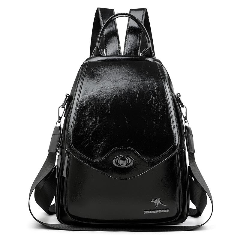 

Soft Leather Backpack Large Capacity Women s Backpack Lightweight Multi-function Shoulder Bag