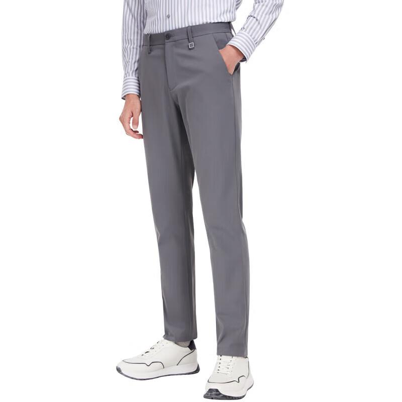 JOEONE Men's Slim Fit Wrinkle-Resistant Casual Pants