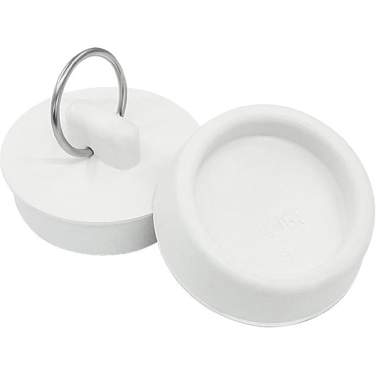 2 Pack Rubber Drain Stopper, Universal Bathroom Sink Stopper Bathtub Drain Plug, Fits 1-1/2 Inch for Bathroom Kitchen Sink Tub Drain