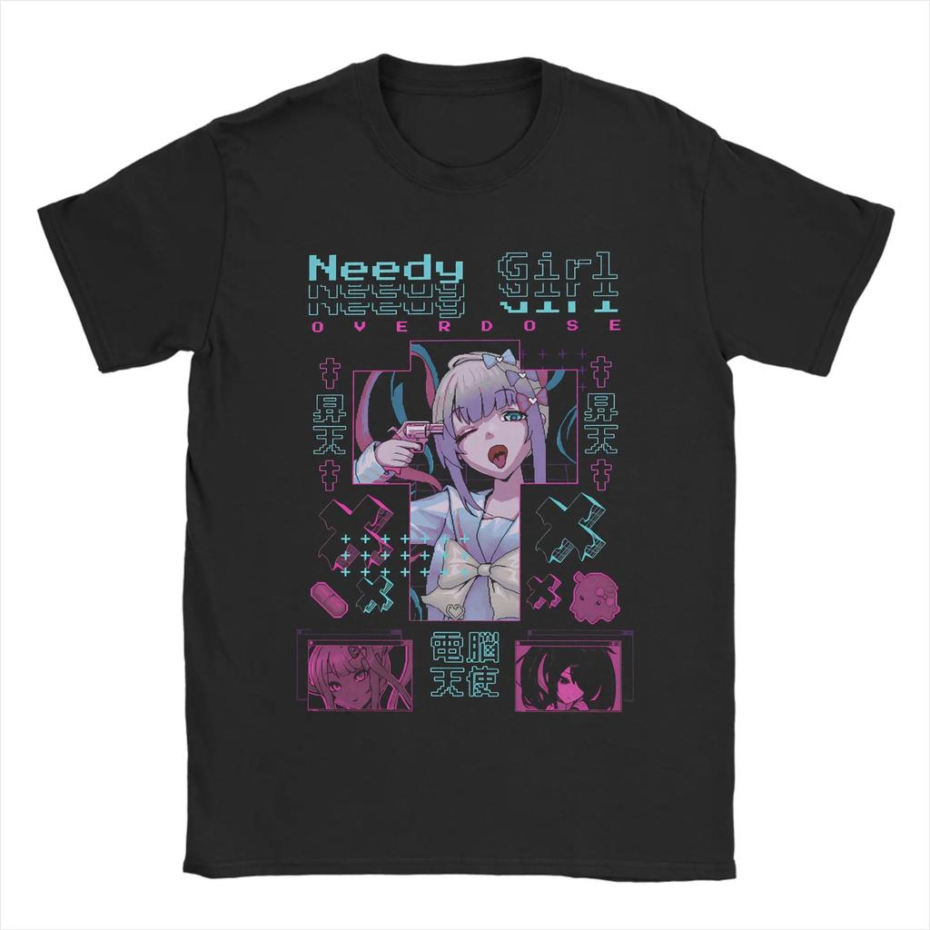 2026 Hot Sale Needy Streamer Overload Short Sleeve Tee Shirt for Men Women Gift Idea T Shirts Vintage Cotton Clothes