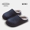 Waterproof Non-Slip Cotton Slippers for Outdoor & Indoor Use, Unisex, Warm for Autumn & Winter.