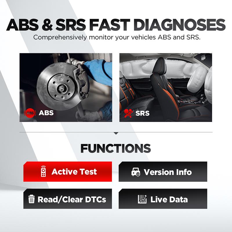 

LAUNCH CR629 OBD2 Scanner Code Reader Engine SRS ABS Airbag Diagnose Active Test Oil SAS BMS Diagnostic Tools Automotive Tools CR629