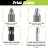 33 PCS Damaged Screw Extractor Drill Bit Extractor Drill Set Broken Speed Out Bolt Extractor Bolt Stud Remover Tool Sleeve