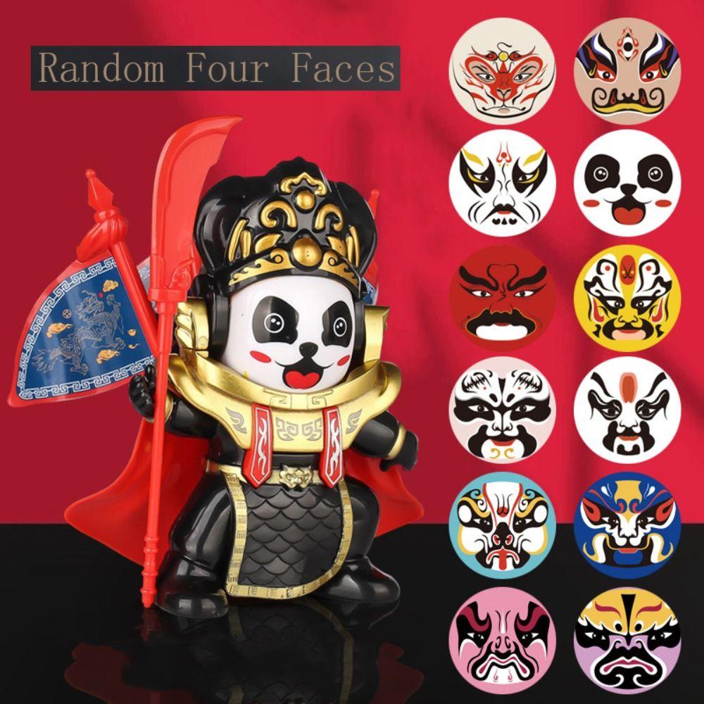Face Change Opera Face Changing Doll Panda Opera Face Makeup Toy Face Changing Toy Kid Girl Boy