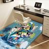 Fishing Enthusiast Theme Chair Mat Office Carpet Oversized Rug for Home Decor, Sofa Carpet, Desk Chair Mat, Gift Idea for Office and Living Room