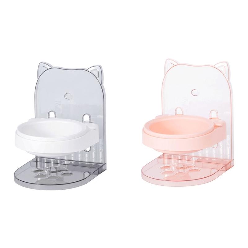 Durable Neck Protectors Pet Bowl Feeder Skid-Proof Large Capacity Cat Dog Bowls Adjustable Height Pet Feeding Bowl
