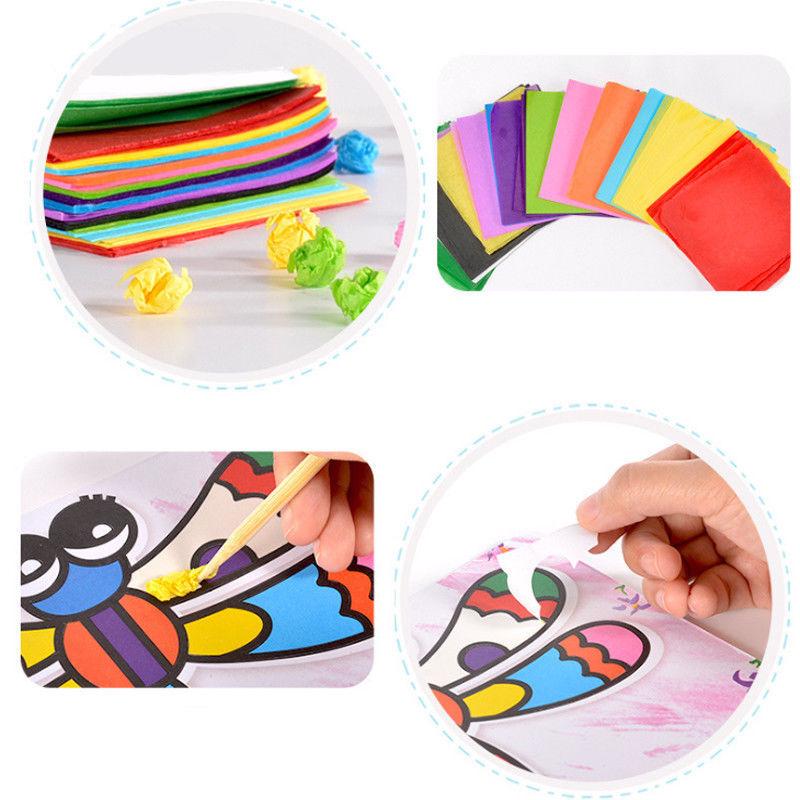 Child 3D DIY Hand Drawing Painting and Imagination Training Toy Stickers Painted Paper Toys Creativi