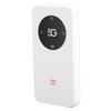 5G WiFi 6 Mobile Hotspot Router Portable WiFi Device Supports 16 Devices with Nano SIM Card Slot 6100mAh Battery White